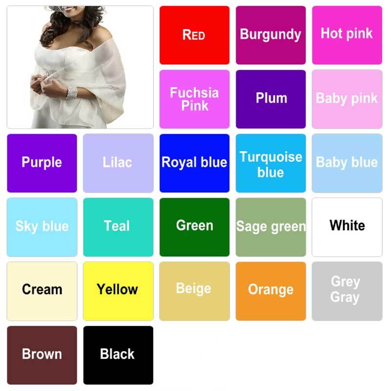 Chiffon color samples color samples for chiffon shawl-colour samples-zhulin-Color sample-25 colors-11-22net