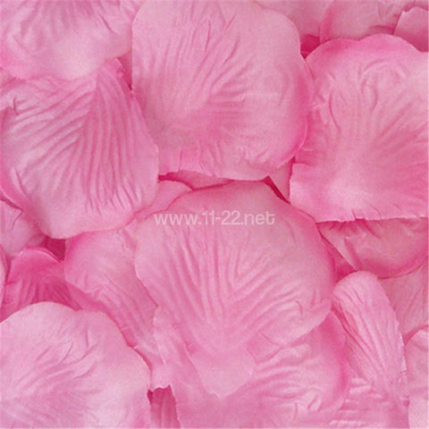 Pink rose petals confetti party deco