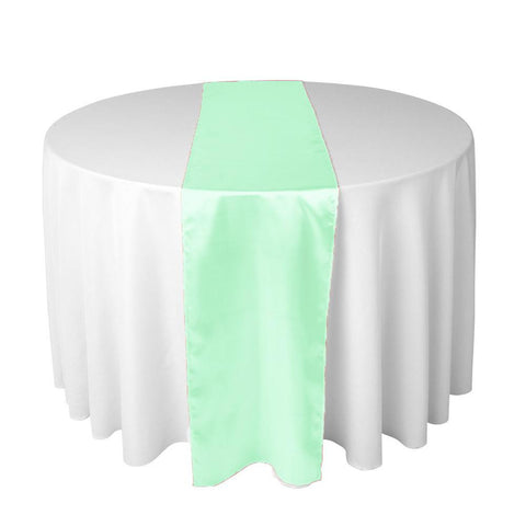  long silk satin table runners and chair sashes