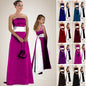 floor length pink satin flower girl dresses and girls bridesmaid dresses with long sash belt