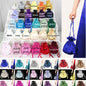 royal blue satin dolly bags for bridesmaids and flower girls